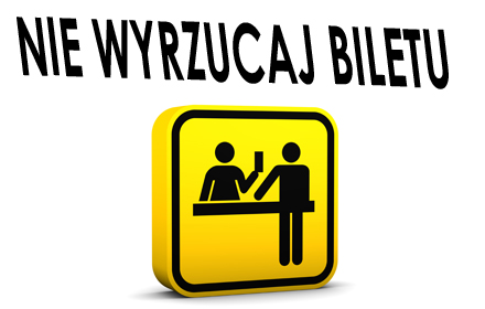Nie wyrzucaj biletu - odbieraj rabaty!